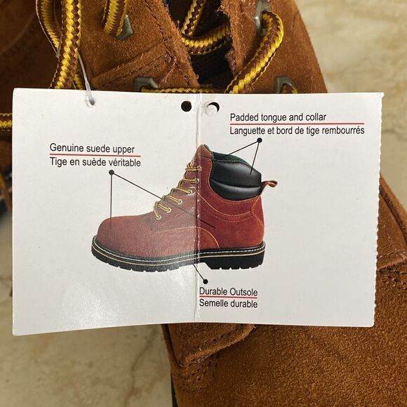 NWT Workload Sam Suede Leather Ankle Boots 9-Wide - Picture 11 of 11